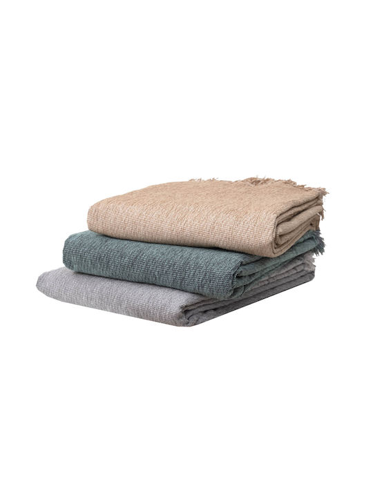 Anna Riska Ριχτάρι Πολυθρόνας Chenille 180x150εκ. Beige