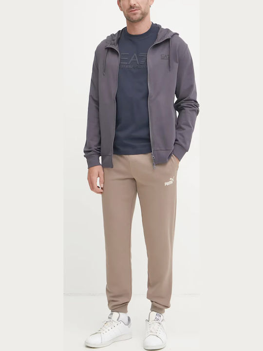 Sweatshirt with Hood Asphalt