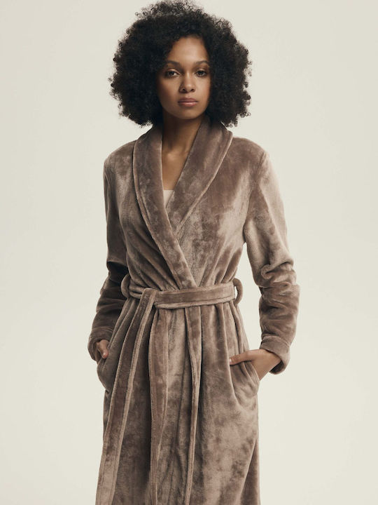 Henderson Winter Women's Robe Brown Henderson Winter Women's Robe Brown