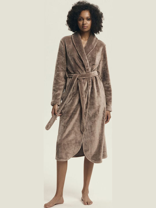 Henderson Winter Damen Robe Braun