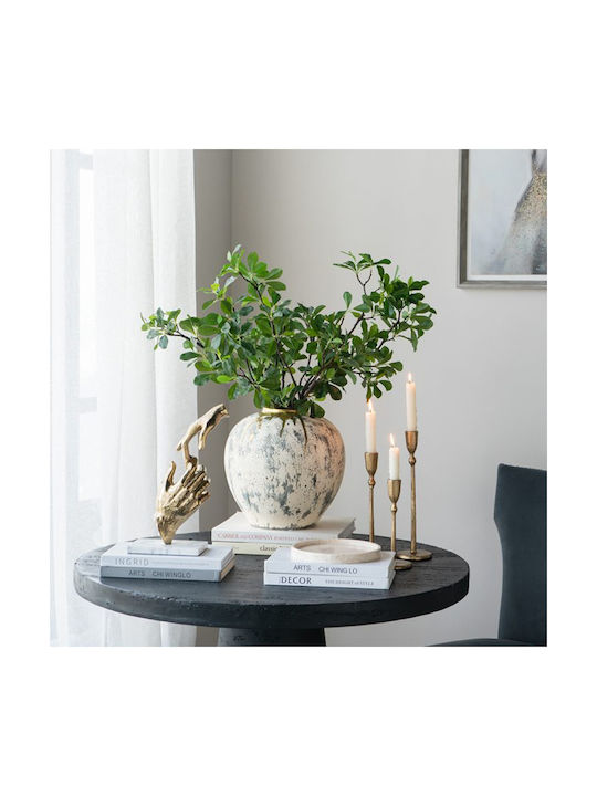 Artekko Decorative Vase Kayle Beige 30x30x30cm