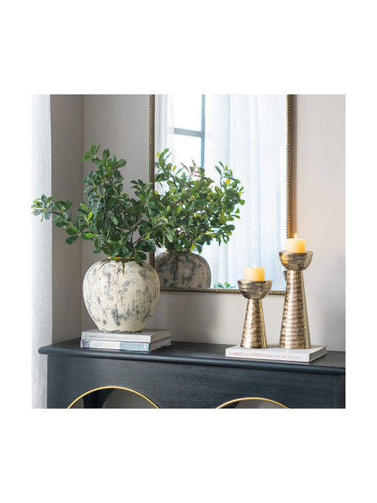 Artekko Decorative Vase Kayle Beige 30x30x30cm