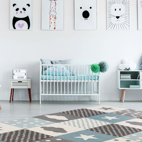 Newplan Bonita 1307 Παιδικό Χαλί Γαλάζιο 225x350cm Newplan Bonita 1307 Παιδικό Χαλί Γαλάζιο 225x350cm