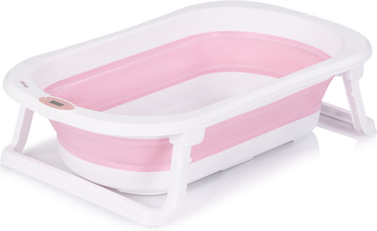 Chipolino Babybadewanne mit Basis mit Thermometer Rosa