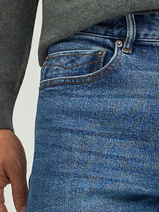 Men's Jeans Pants with Slim Tapered Fit Blue