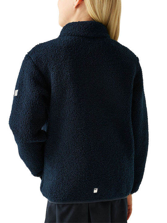 Kids Cardigan Fleece Navy Blue
