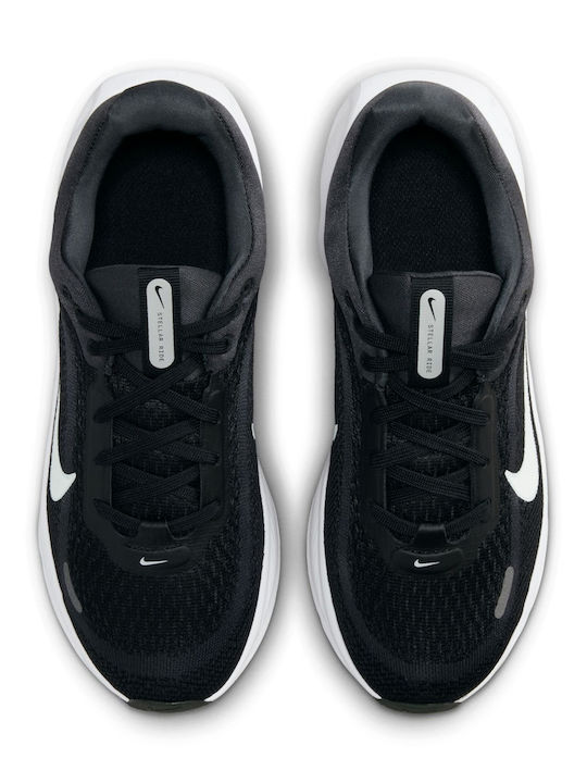 Stellar Ride Kids Sports Shoes Running with Laces Black
