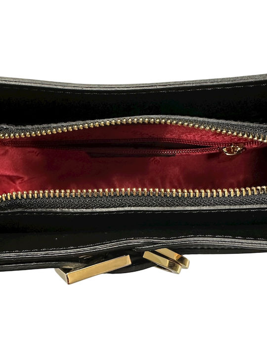 Leather Women's Bag Shoulder Black