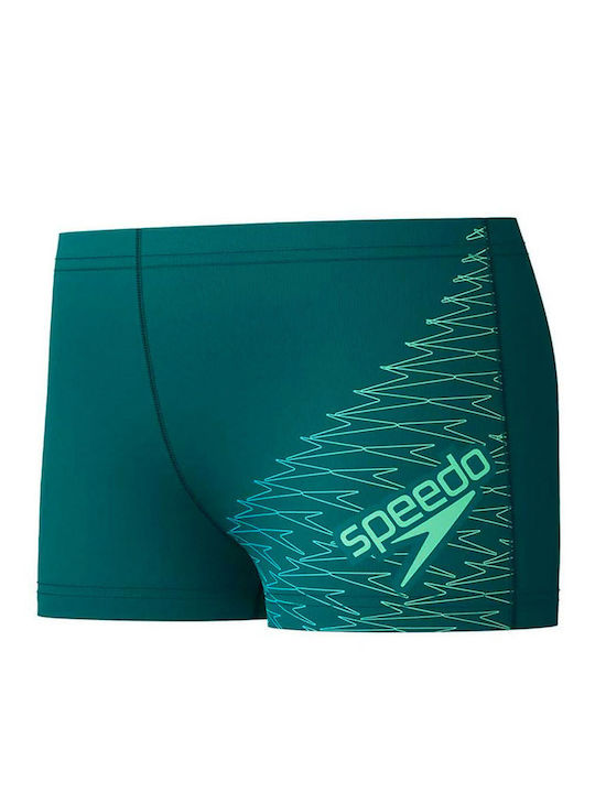 Speedo Medley Logo Kinder Badeanzug Badeshorts Petrol Blue