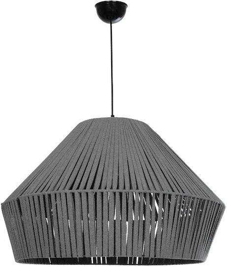 GloboStar Nui Pendant Light Gray Boho with Rope for Socket E27 60x60x41cm
