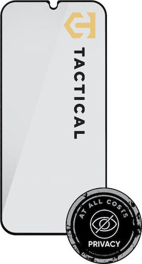Tactical 5D 0.33mm Full Glue Privacy Tempered Glass Μαύρο (Redmi 15C 4G)