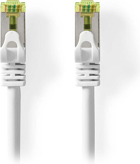 Nedis S/FTP Cat.7 (10Gbps) Καλώδιο Δικτύου Ethernet 1m Λευκό 7τμχ