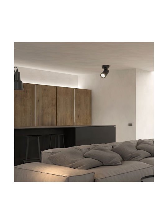 kelvo Single Spot with Socket GU10 in Black Color