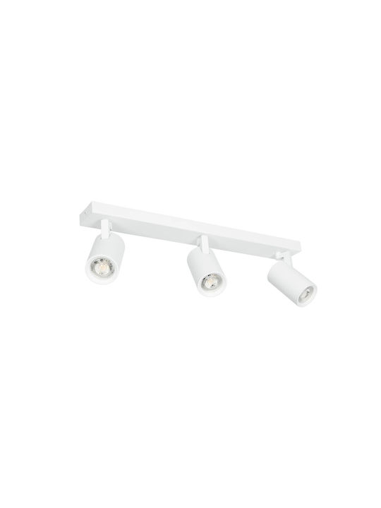 kelvo Triple Spot with Socket GU10 in White Color
