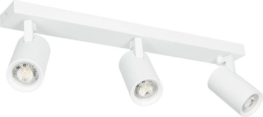 kelvo Triple Spot with Socket GU10 in White Color