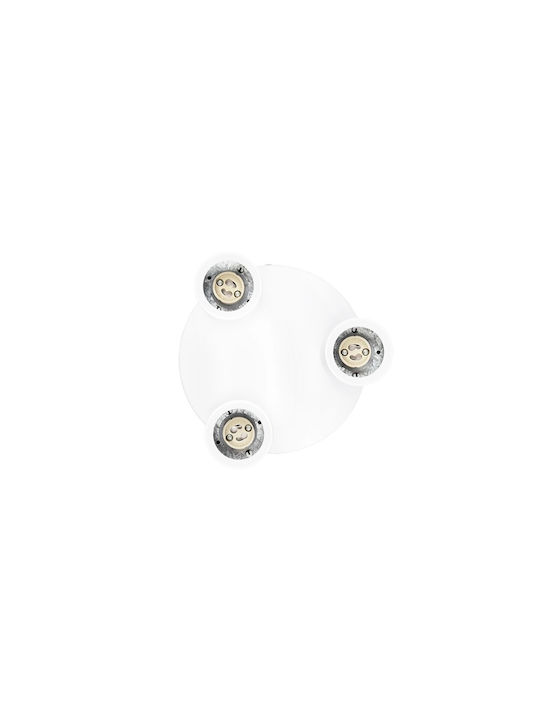 kelvo Triple Spot with Socket GU10 in White Color