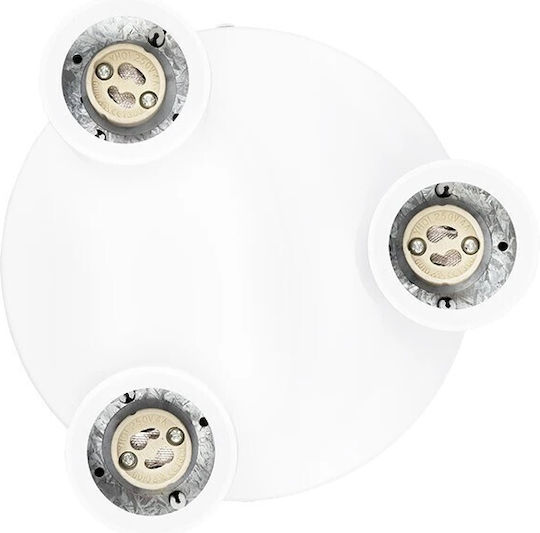 kelvo Triple Spot with Socket GU10 in White Color