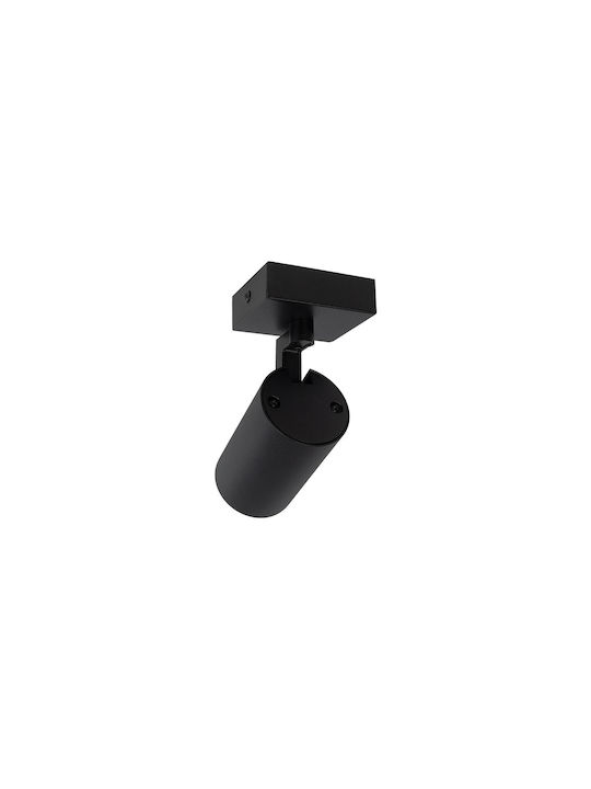 kelvo Single Spot with Socket GU10 in Black Color