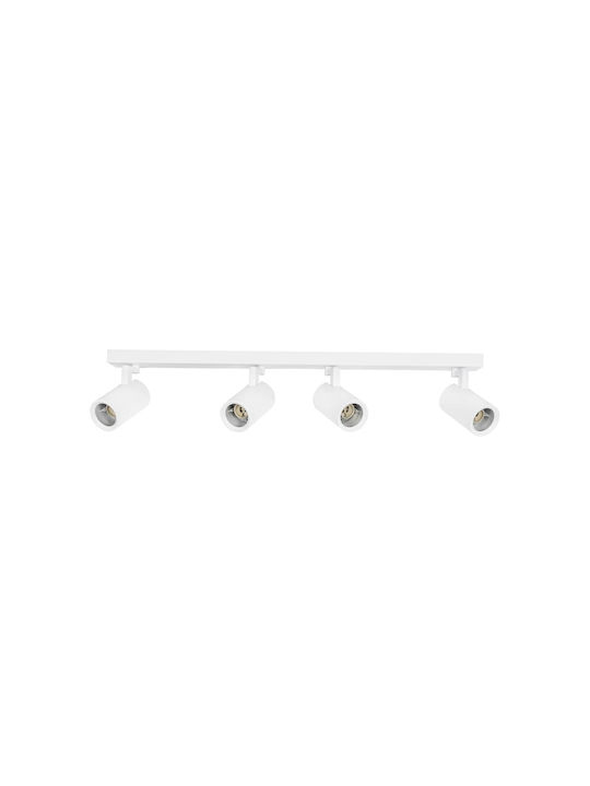 kelvo Spot with 4 Lights and with Socket GU10 in White Color
