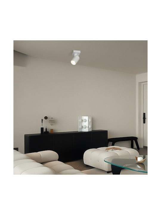 kelvo Single Spot with Socket GU10 in White Color