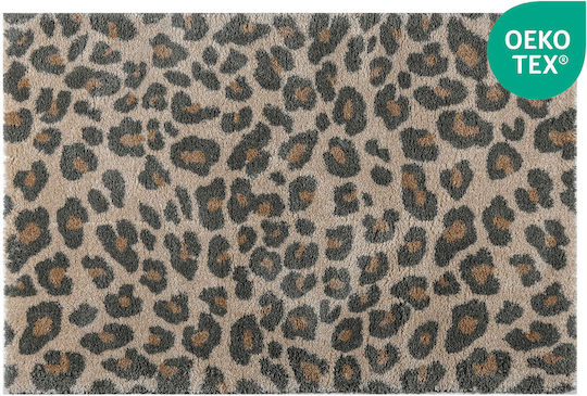 Polcarpet Zottelig Synthetisch,Polyester/Cotton/Leather Beige 374