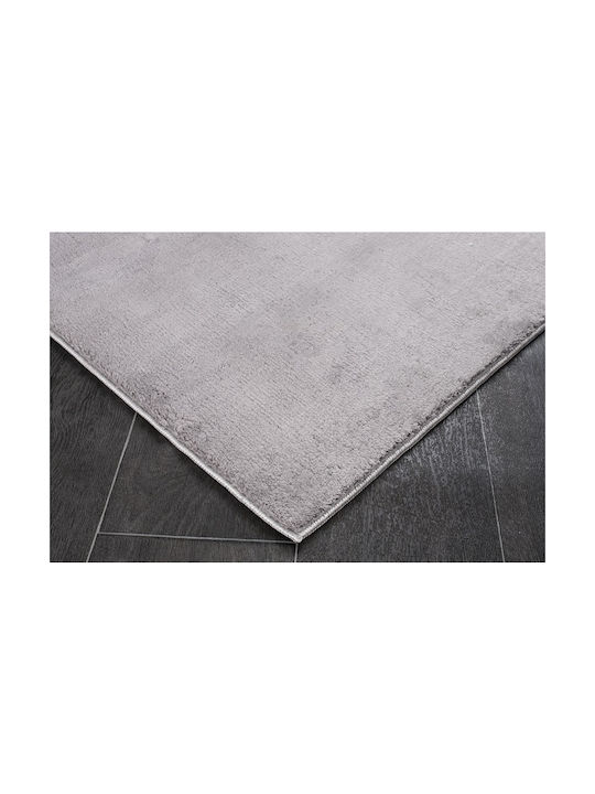 Antiderapant Covor Rectangular Din blană Grey