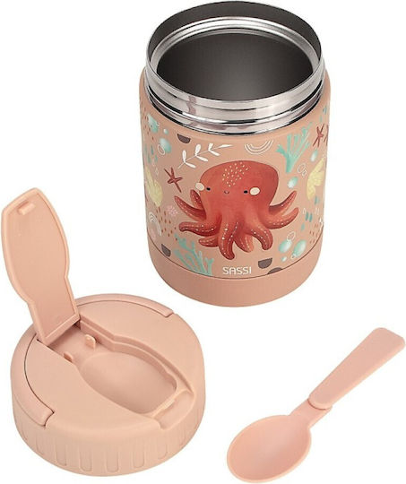 Sassi Junior Baby Thermoskanne für Speisen Edelstahl 350ml