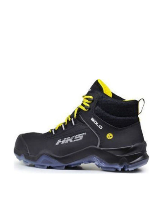 HKS Boots Work Black with Certification FO ,SR