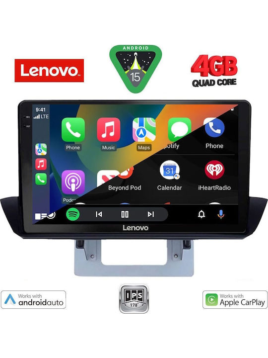 Lenovo Car Audio System for Mazda BT-50 2012-2019 (Bluetooth/USB/AUX/WiFi/GPS/Apple-Carplay/Android-Auto) with Touch Screen 9"
