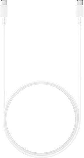 Samsung USB 2.0 Cable USB-C male - USB-C Λευκό 1m GP-TOU021RFDWW Bulk