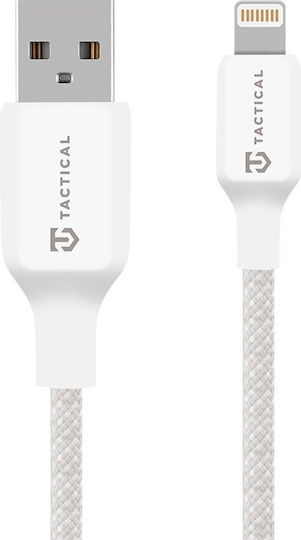 Tactical Thread Braided USB-A to Lightning Cable 60W Λευκό 1m 57983126576