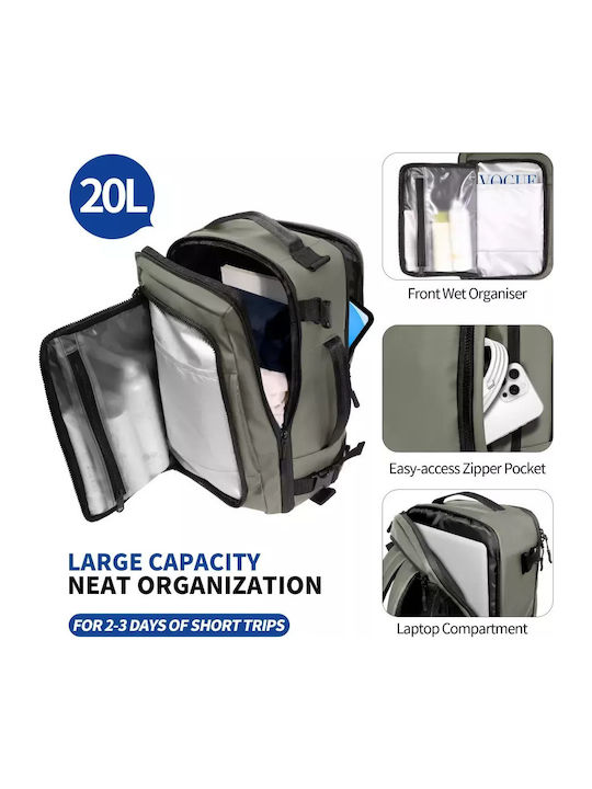 Tech-Protect Geantă Rucsac Pentru Laptop Verde