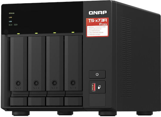 QNap Θήκη για Σκληρό Δίσκο SATA III με σύνδεση Type-C