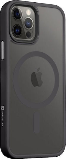 Tactical Magforce Back Cover Σιλικόνης Μαύρο (iPhone 12 / 12 Pro)