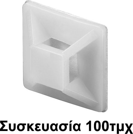 CHS Adhesive Cable Tie Mount 19X19 AAM-1 CHS 1 Piece White 1 Piece