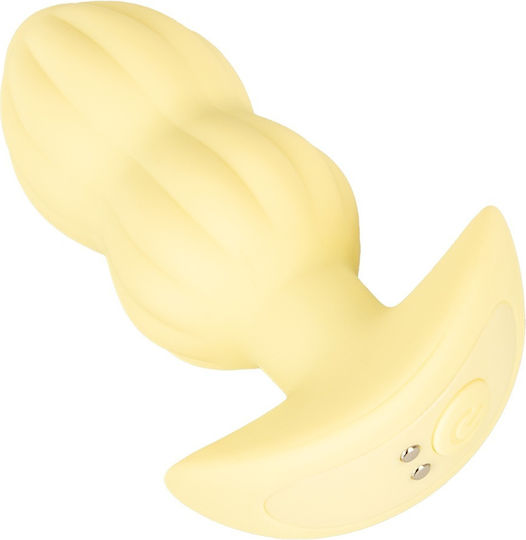 You2Toys Mini Butt Πρωκτική Σφήνα με Δόνηση Small Κίτρινη