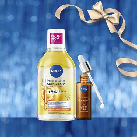 Nivea Glowing Skin Set Îngrijire pentru Hidratare & Curățare facială 2buc