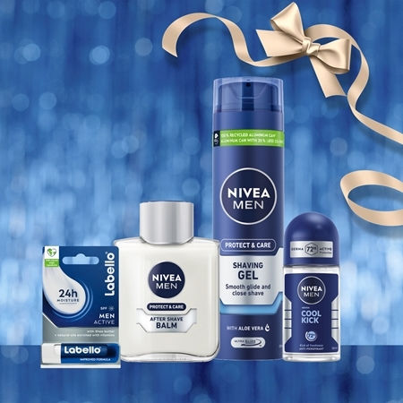 Nivea MEN Feel Ready Комплект за грижа за кожата за Хидратация 5бр