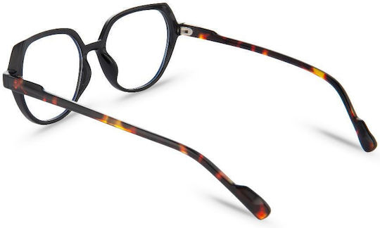 Nordic Vision Avesta Ochelari De Citit Pentru Femei +2.50 În Culoare Neagră