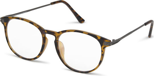 Nordic Vision Damen Lesebrille +2.00 in Transparent Farbe