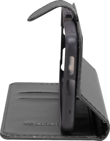 Tactical Umschlag Rückseite Leder Schwarz (Honor 200 Pro)