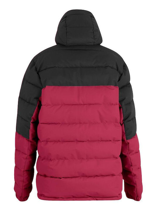 Μπουφάν Puffer Αδιάβροχο Dark Maroon