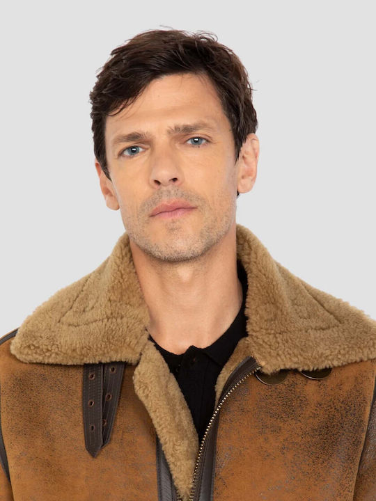 N.y.c Lederjacke Jacke Mustard