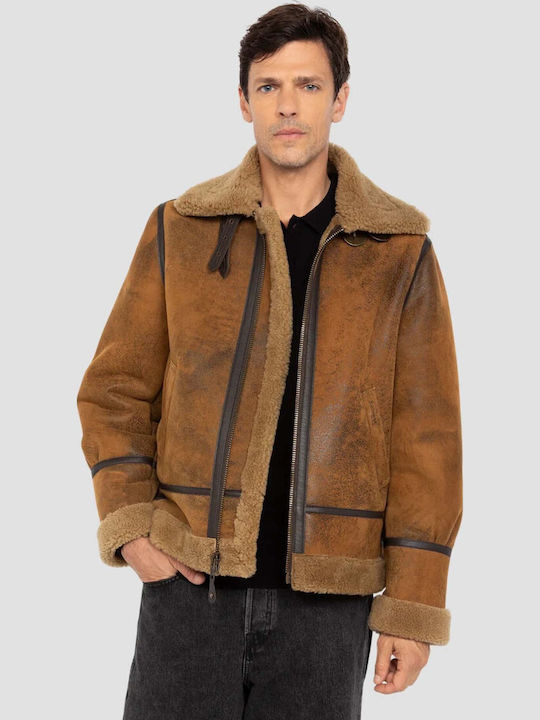 N.y.c Lederjacke Jacke Mustard