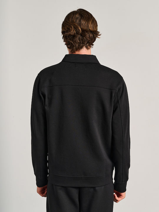 Μακρυμάνικo Overshirt Μαυρο