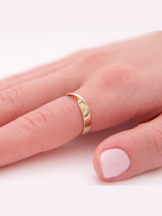 Lunaorocreations Möbius Gold Ring 14 Carats