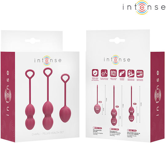 Intense Charli Kegel Ball Kit Burgundy