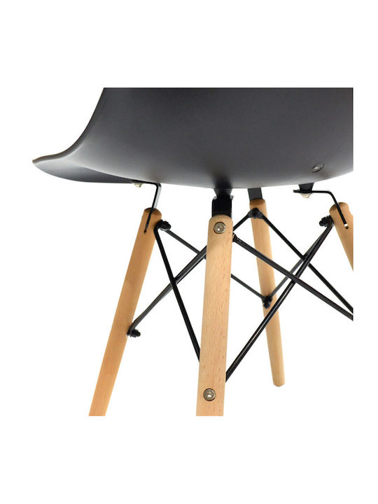 Alta Stühle Speisesaal Black-natural 1Stück 46x50x82cm