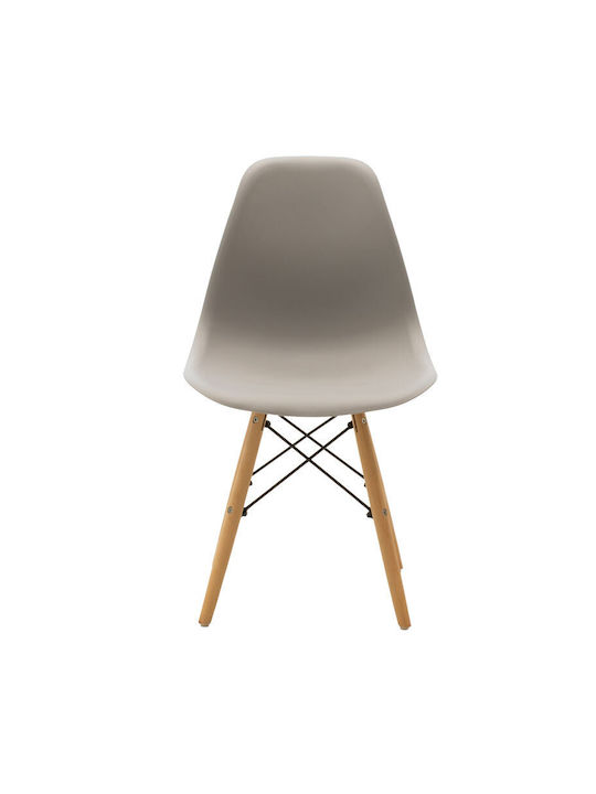 Alta Dining Room Polypropylene Armchair Grey-natural 46x50x82cm
