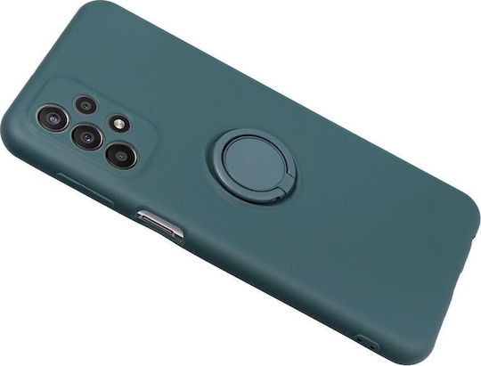 Ring Back Cover Silicone / Plastic Green (Galaxy A17)